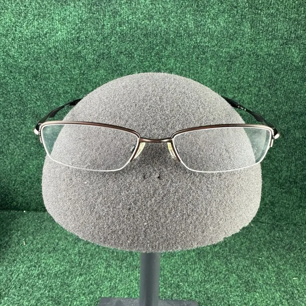 Oakley Sculpt 6.0 Eyeglasses Toast Black Half Rim Rectangular Frames 53-18-142